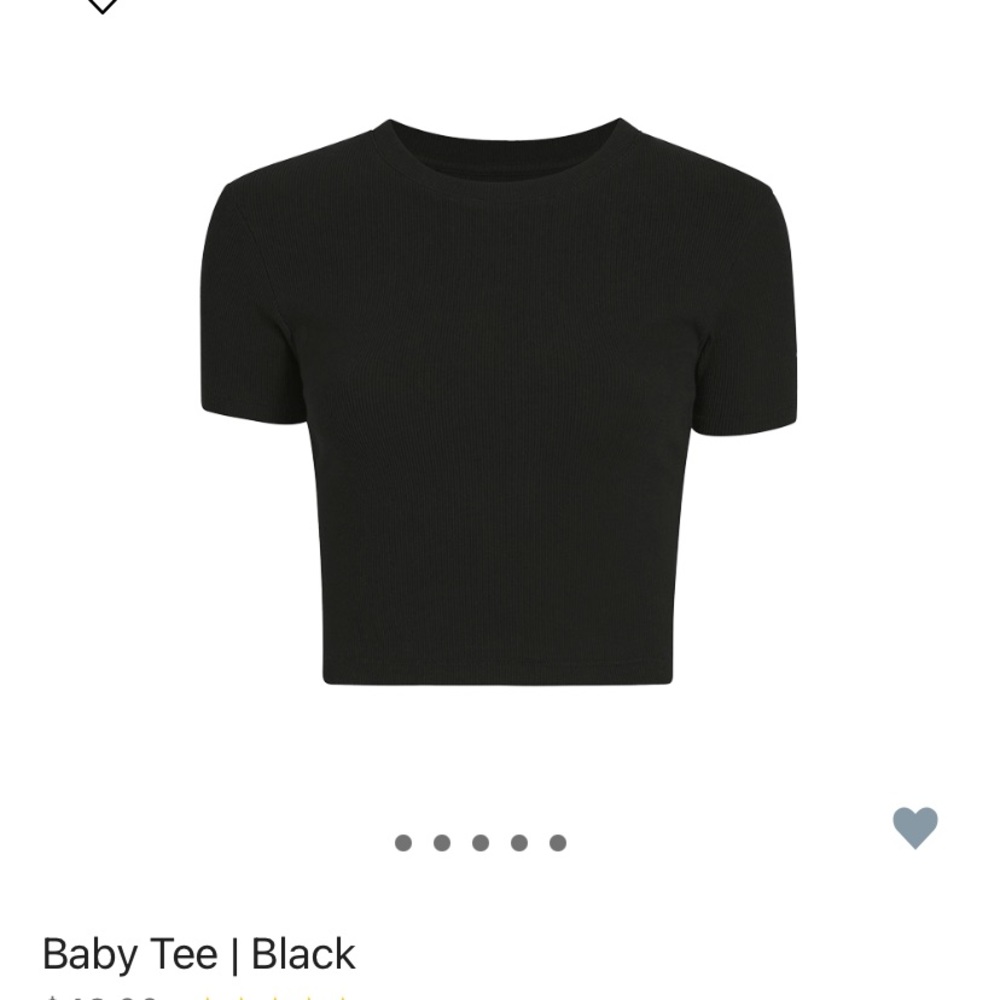 Nuuds Baby Tee black size Medium